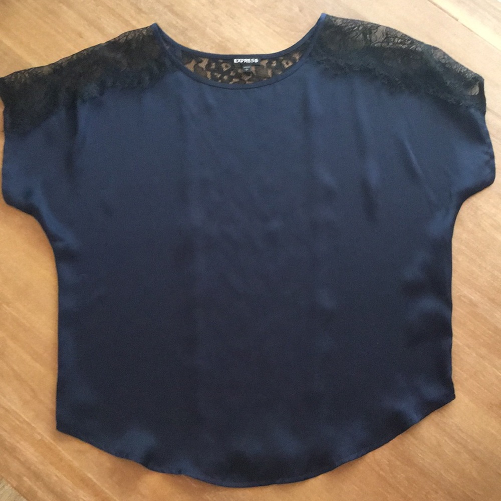 Satin & Lace Top - Express